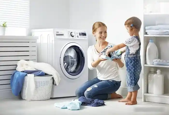 شستن لباس سفید در ماشین لباسشویی سامسونگ